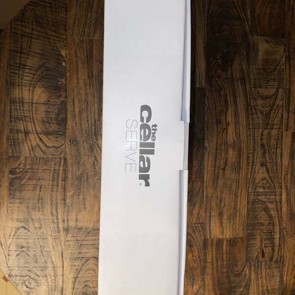 The Cellar Pizza Stone With Acacia Wood Base - Picture 3 of 10